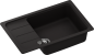 Preview: SCHOCK FOMD100LSAGON Formhaus D-100LS-A Onyx Unterschrank 60 cm Einbauspüle aufliegend CRISTALITE®